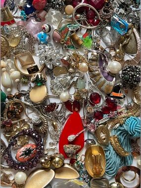 Craft Junk Harvest Vintage Jewelry Lot